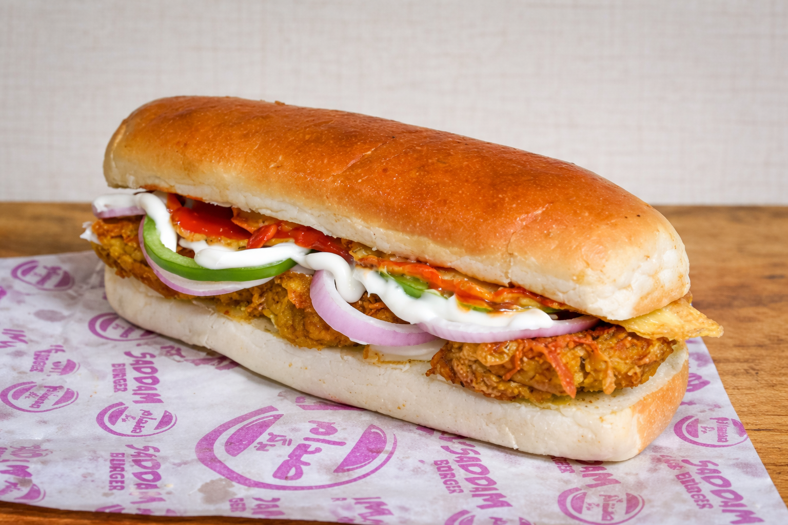 Homemade Shami Burger 