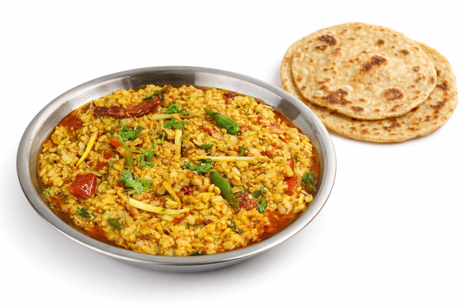 Dall Mash with Pratha