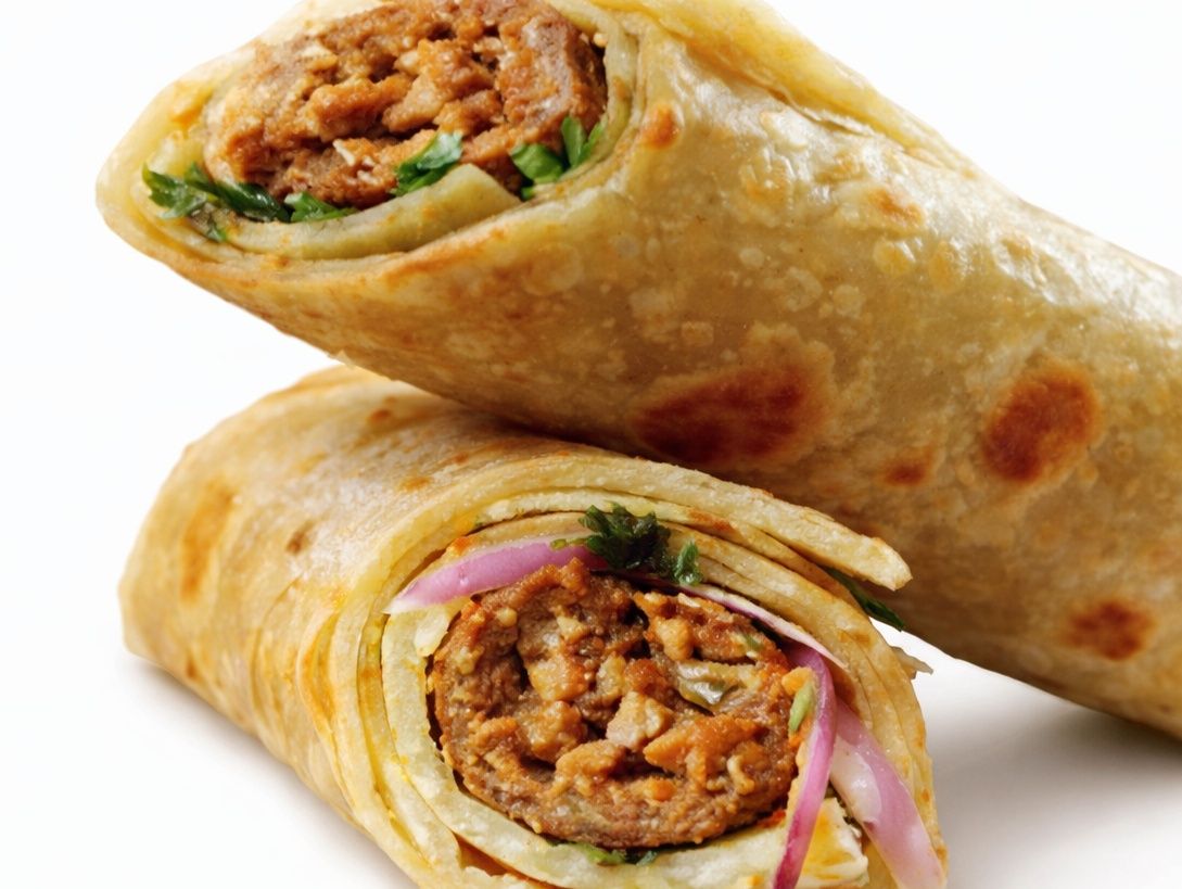Gola kabbab pratha roll