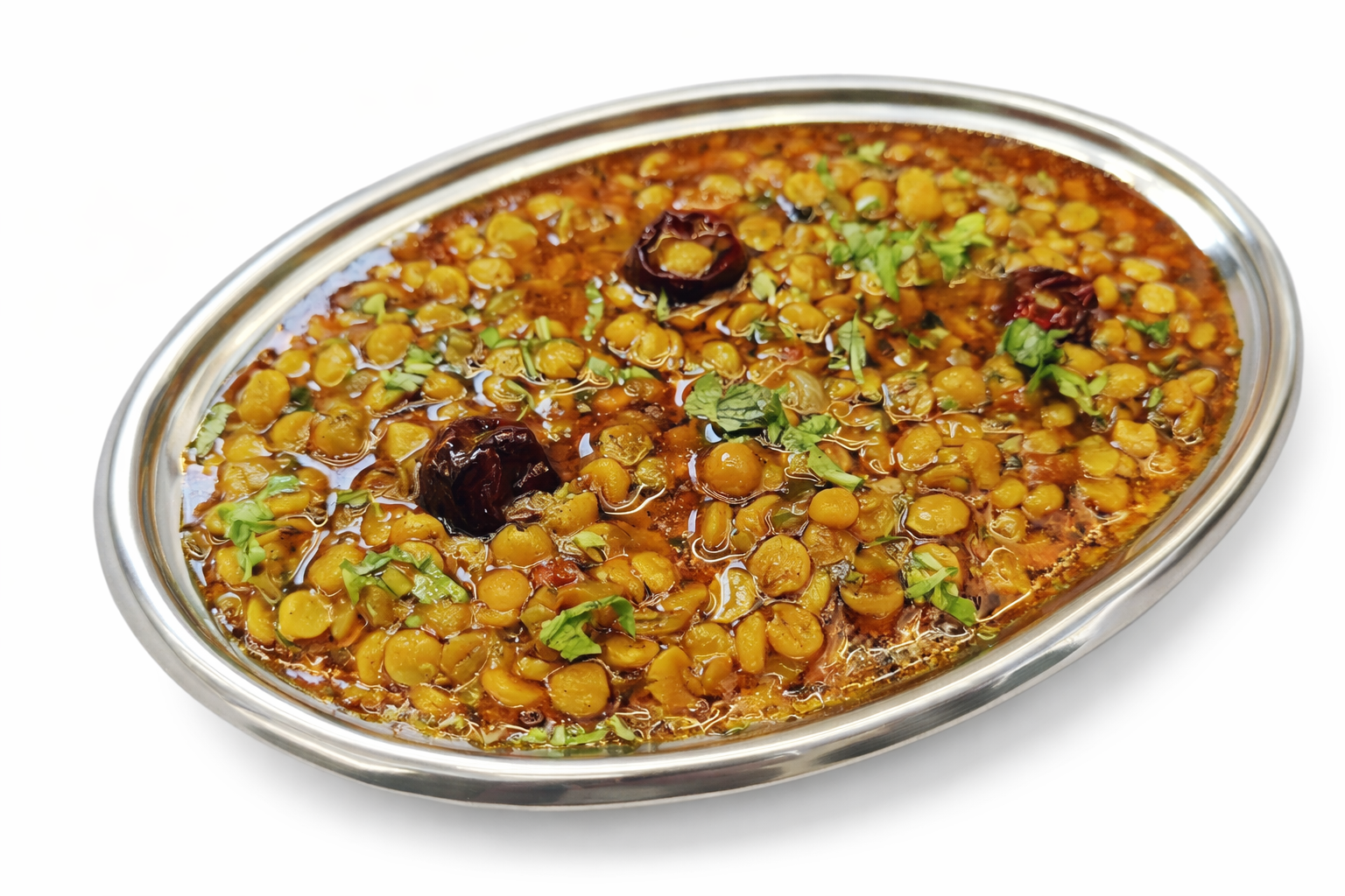 Chana Dall with pratha